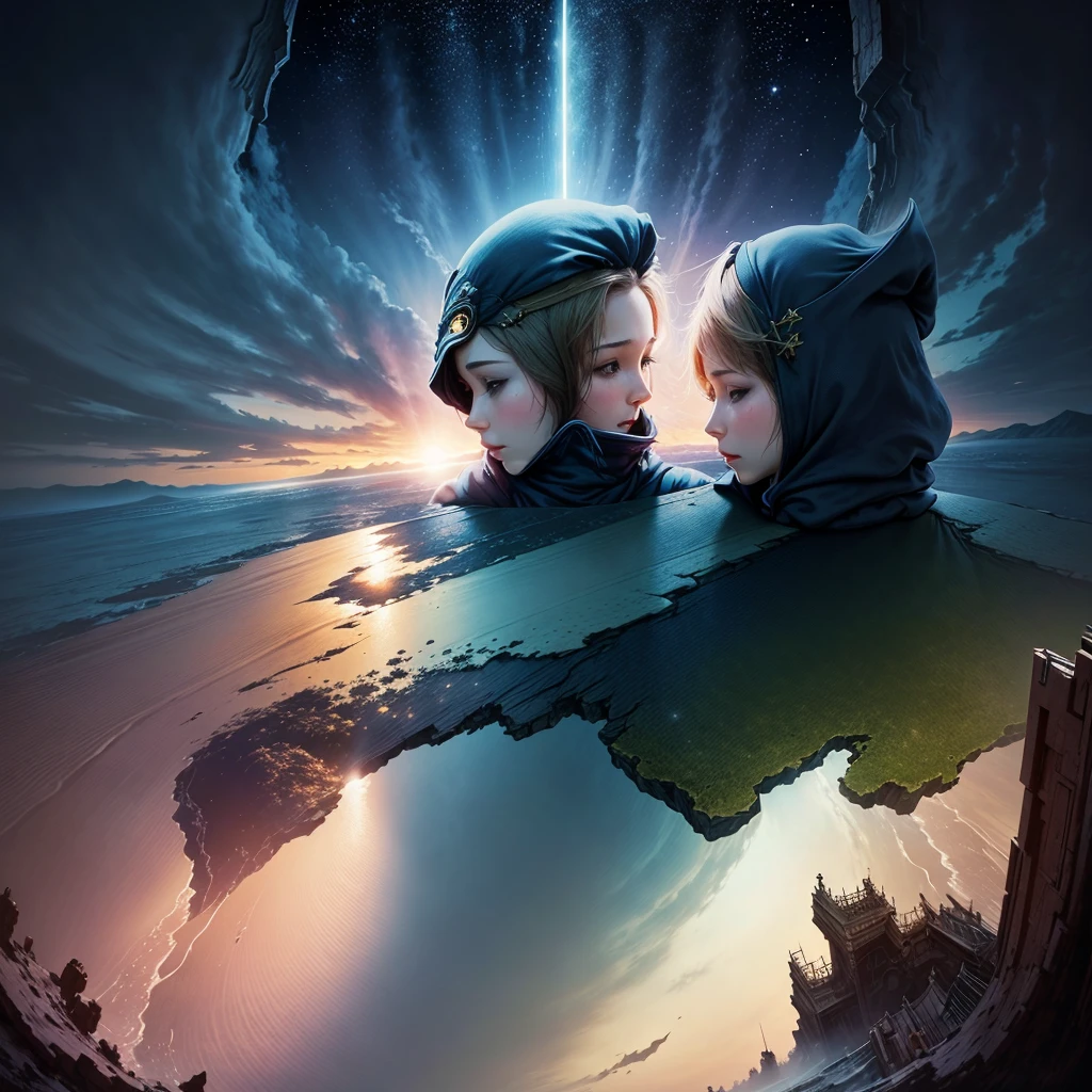 a beautiful cover that metaphorically represents the destiny of a couple