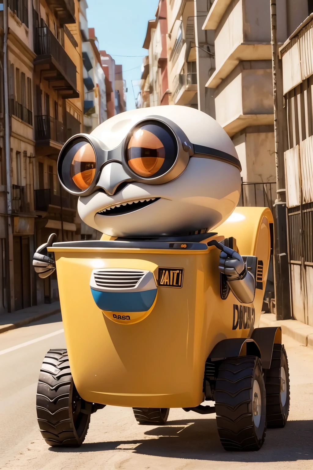 O personagem wall-e da Disney