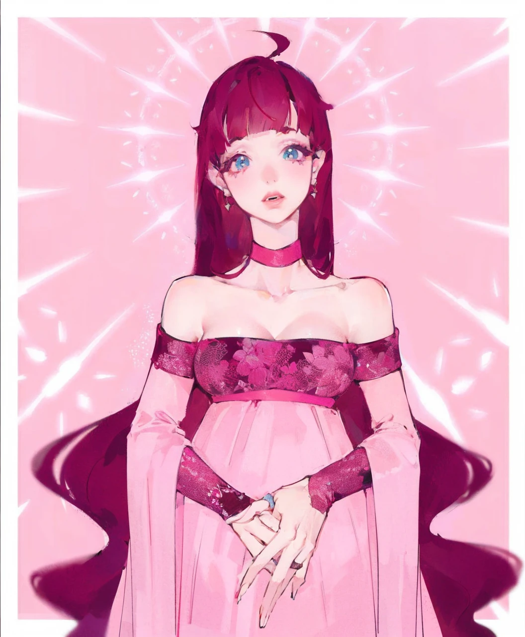 Girl with red hair 