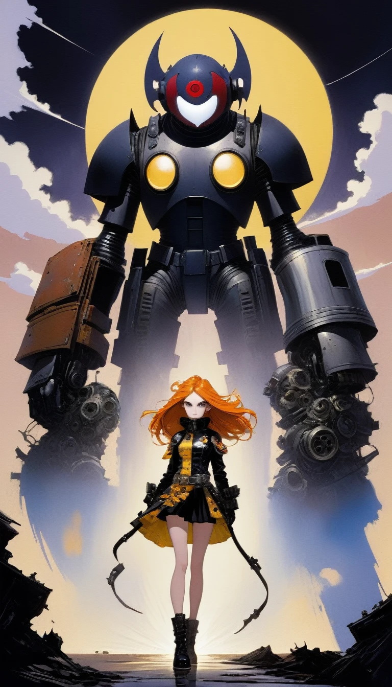 (inspired by art by Chris bachalo). oil painting)