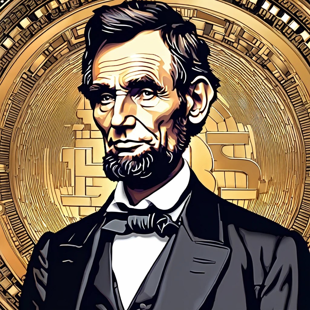 arte Abraham Lincoln bitcoin 