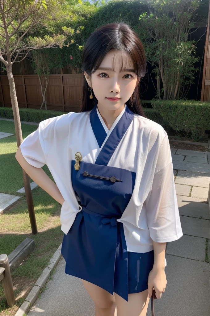 Photo quality,Masterpiece,Realistic,(16 year old cute kung fu girl:1.9),(Detailed young face:1.9),(Very embarrassed look:1.9),(Thin legs:1.9),(Wearing classical Chinese national costumes:1.9),(Chinese Girl:1.9),((Droopy eyes:1.9)),((Body type of a 16 year old girl,Small Tits:1.9)),(Cute school girl hairstyle:1.9),((Skinny Legs)),Very pale skin,Show your forehead,Detailed body,Detailed hands,No makeup