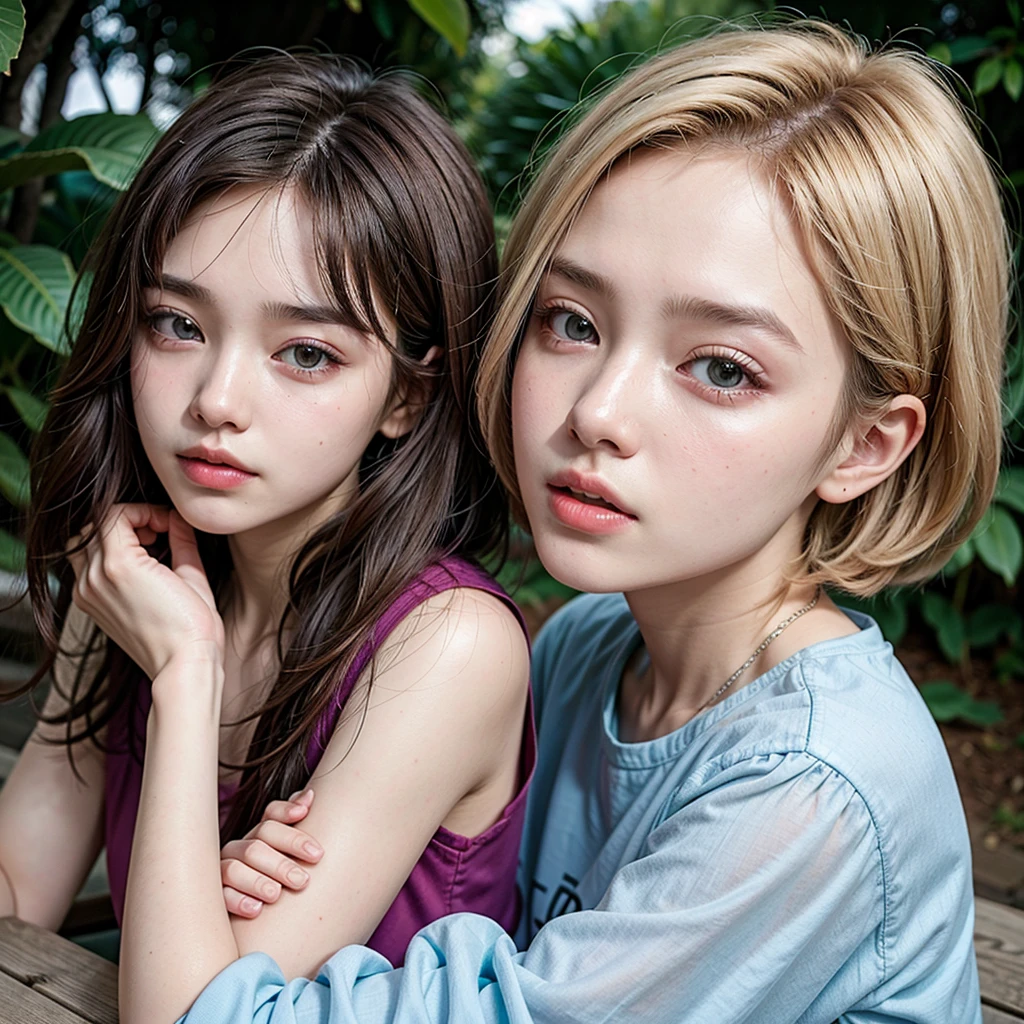 mulher arafa com cabelo colorido sentada em uma mesa, Jung Jaehyun, adorable and pale korean face, male Ulzzang, Kim Doyoung, com cabelo curto, jossi do blackpink, Hong junho hyung, taejune kim, Ulzzang, o corte Hime, jaeyeon nam, XQC, Parque Jimin, cabelo curto platinado moleca