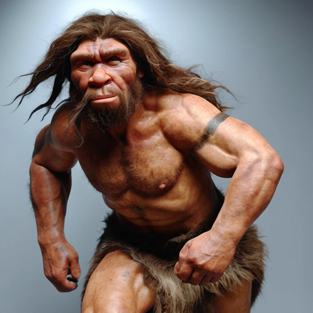 (professional 3d render:1.3) af (Realistic:1.3) ，Features a neanderthal primitive man, (muscular rough swetting angry look long hair , beard and ferocious expression in dynamic pose, lab location)), full body 8k unity render, action shot, heavyshading, Detailed, Detailed face, big eyebrows, rough brute face (vibrant, photograph realistic, Realistic, Dramatic, Dark, Sharp focus, 8K), naked, (Intricate:1.4), decadent, (Highly detailed:1.4), Digital painting, art stations, concept-art, smooth, Sharp focus, illustration, (Global illumination, Studio light, volumettic light), particles floating, fantasy, , full body view,art stations
