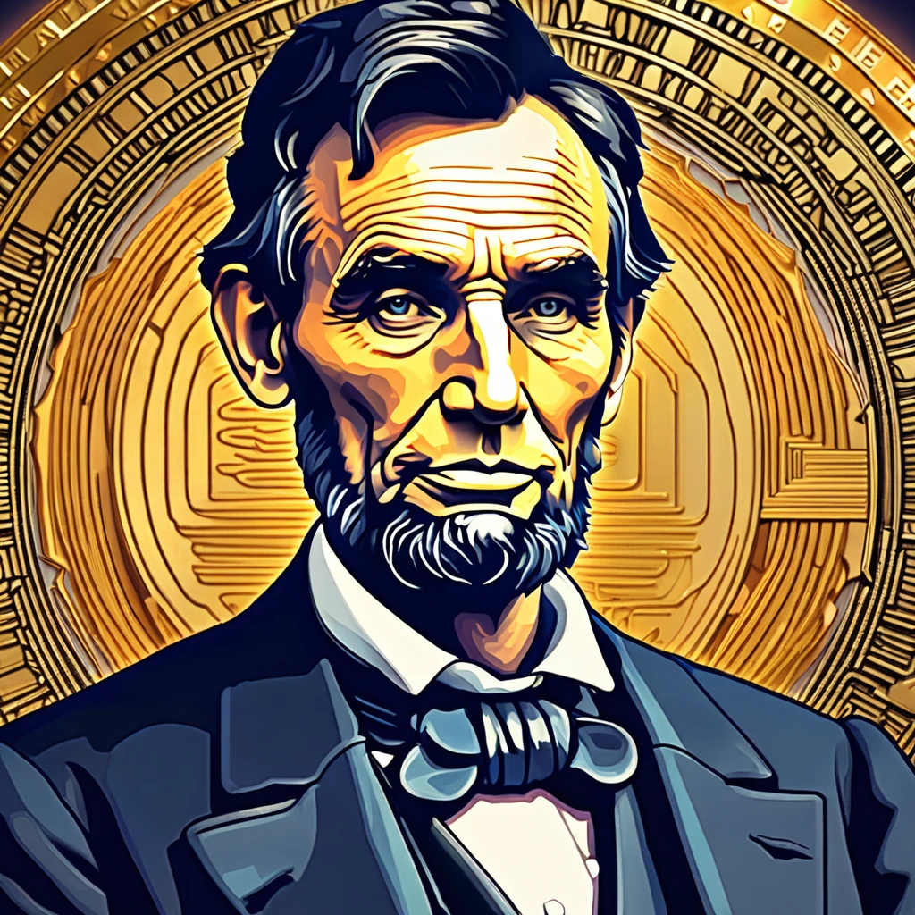 arte Abraham Lincoln bitcoin