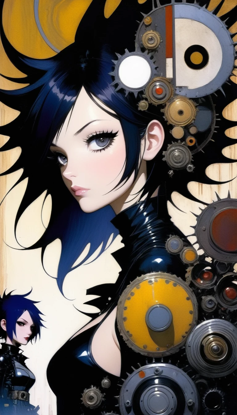 (inspired by art by Chris bachalo). oil painting)