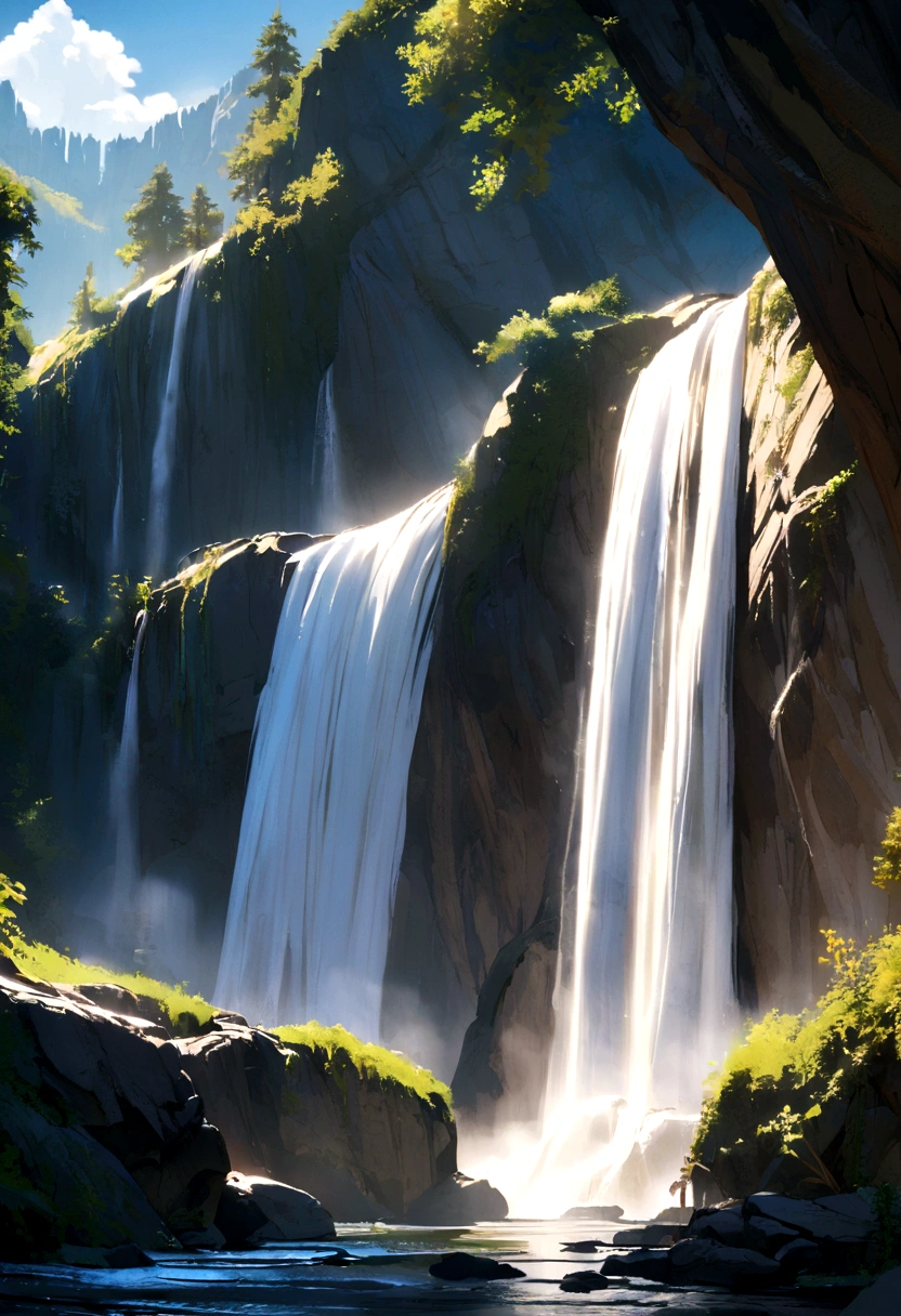 Big ass in the falls