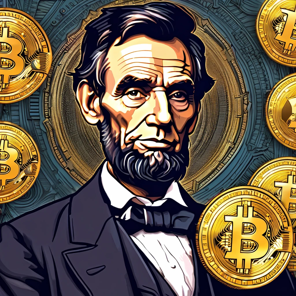 arte Abraham Lincoln bitcoin 