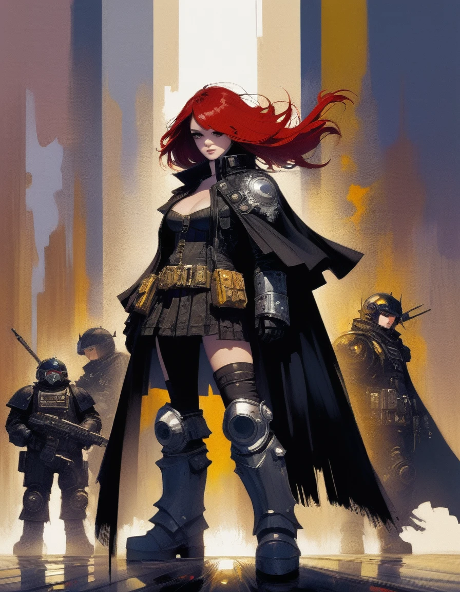 (inspired by art by Chris bachalo). oil painting)