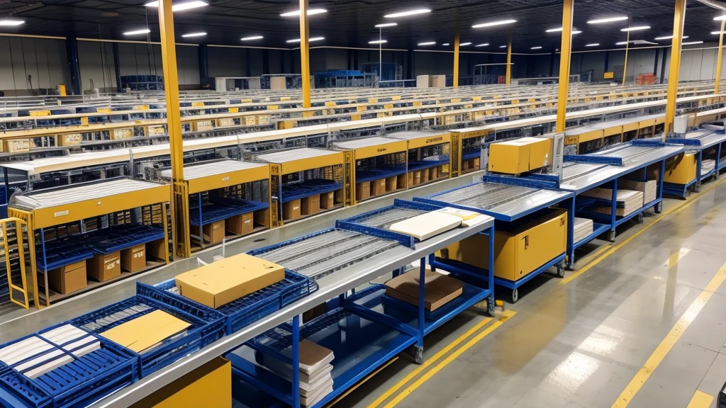 image showing high-quality final products coming off a production line.