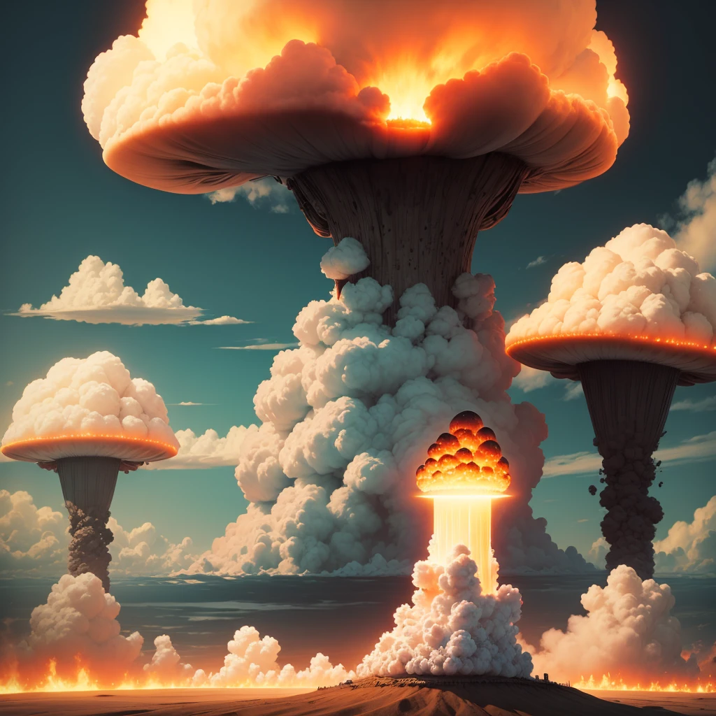 nuclear bomb cloud mushroom