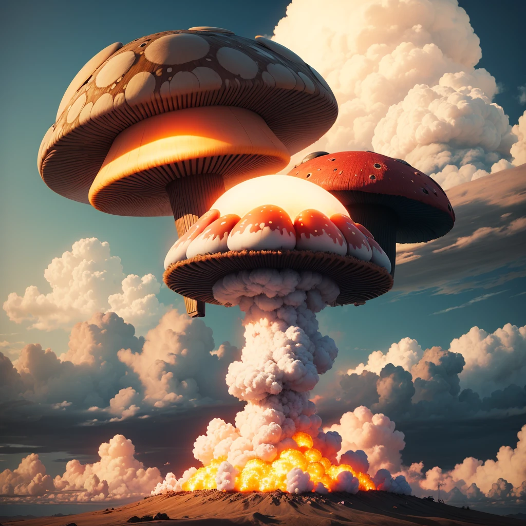 nuclear bomb cloud mushroom