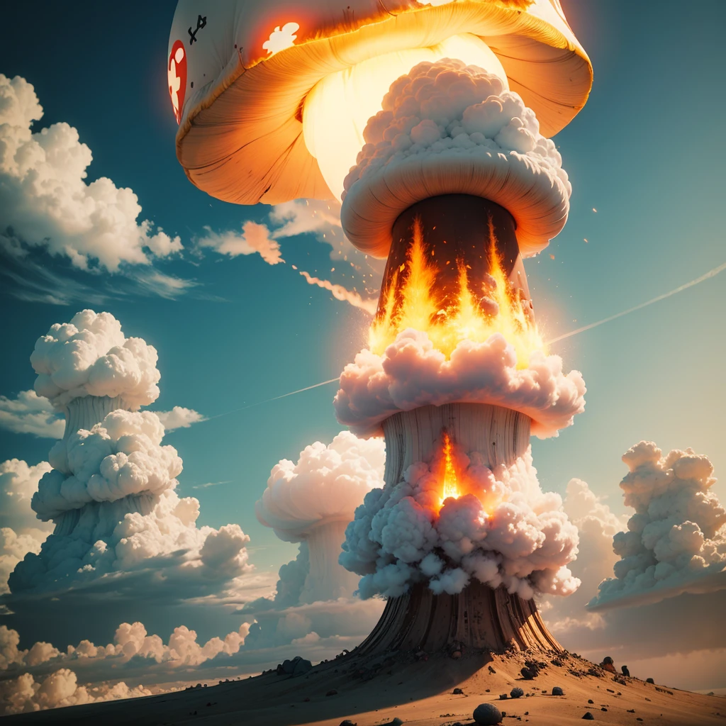 nuclear bomb cloud mushroom