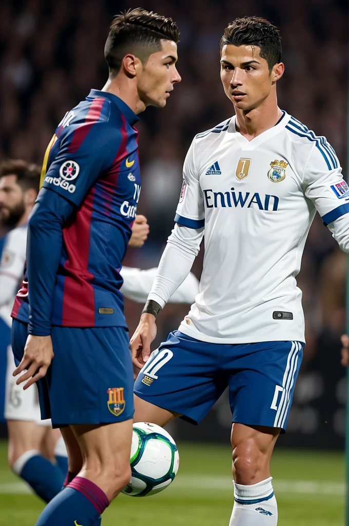 Cristiano ronaldo humilhando lionel messi