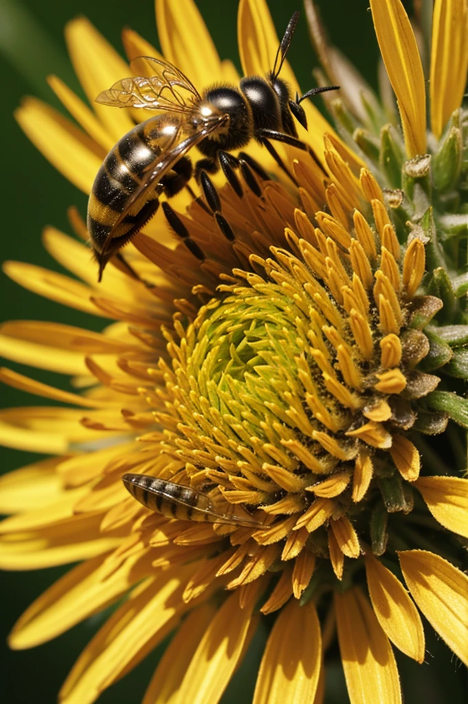 Abeja en carocatura