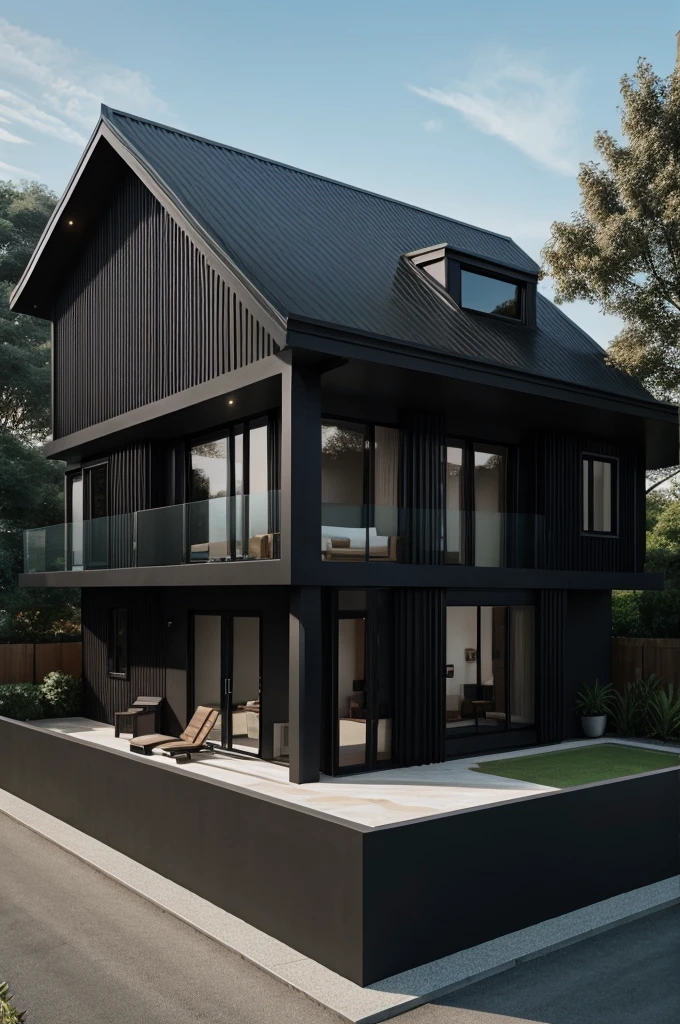 Rich house black colour