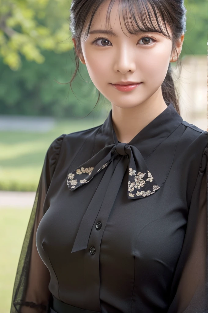 (wearing ,blouse:1.3),from below,(erect nipples :1.3),be wet with rain,Top quality, 1 beautiful Japanese woman, teen,high school student,(18 years old),medium hair, (Black hair:1.2), Ultra-realistic capture, Highly detailed, High resolution 16k close-up of human skin. Skin texture must be natural, With such detail that pores can be finely identified. Skin should look healthy, In a uniform tone. Use natural light and color,