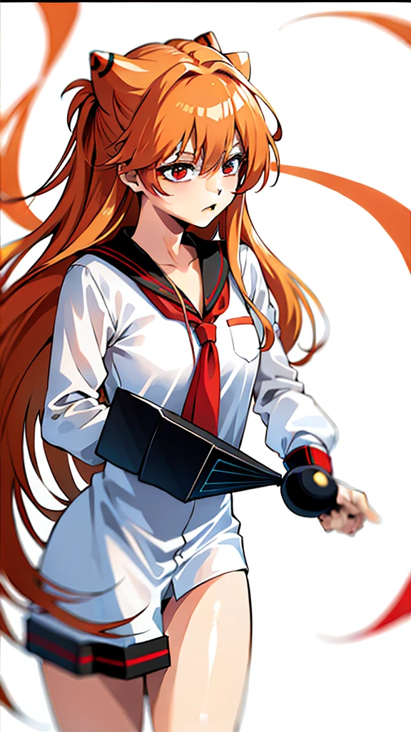  anime with long red hair and a white shirt, Asuka Langley sohryu, Asuka Langley soryu, Asuka Langley, Asuka Langley souryuu, protagonista feminina 👀 :8, portrait of Asuka Langley soryu, terno asuka sob a roupa!, blonde  anime with long hair, menino anime de cabelo laranja, (Menina anime)