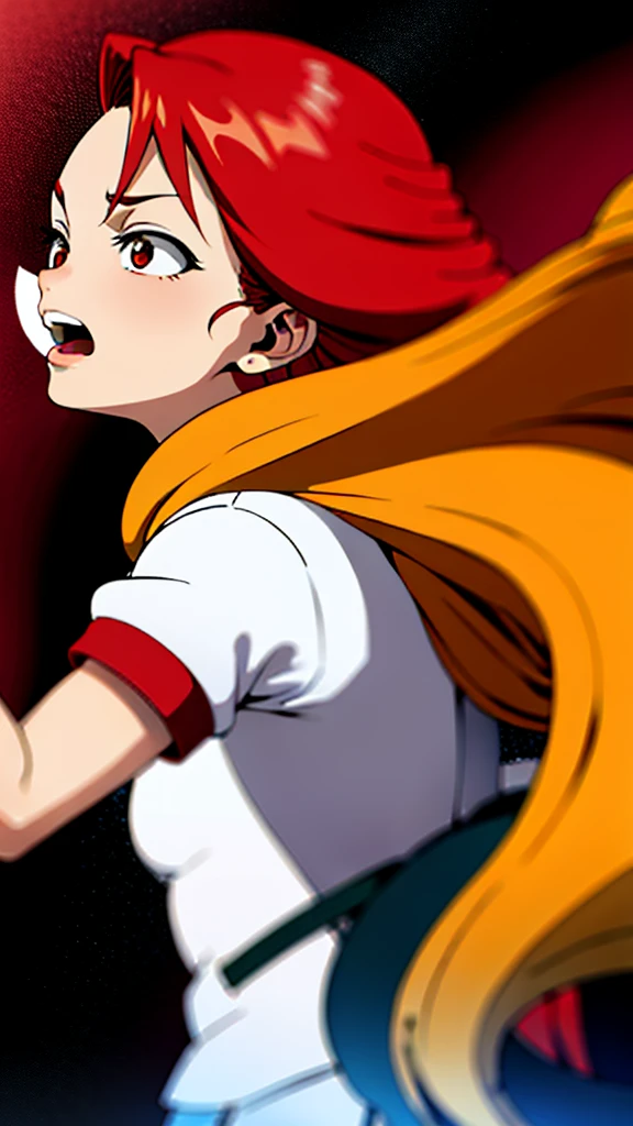  anime with long red hair and a white shirt, Asuka Langley sohryu, Asuka Langley soryu, Asuka Langley, Asuka Langley souryuu, protagonista feminina 👀 :8, portrait of Asuka Langley soryu, terno asuka sob a roupa!, blonde  anime with long hair, menino anime de cabelo laranja, (Menina anime)