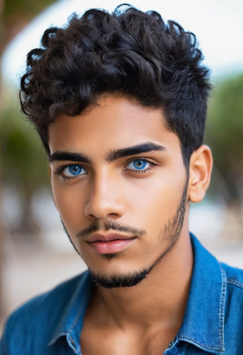hombre, pelo negro, ojos azules, male 23 years old
