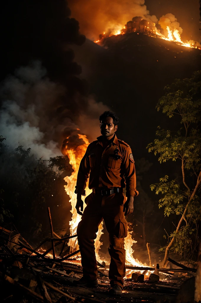 Terrifying Fire Outbreak in Corbett Jungle
