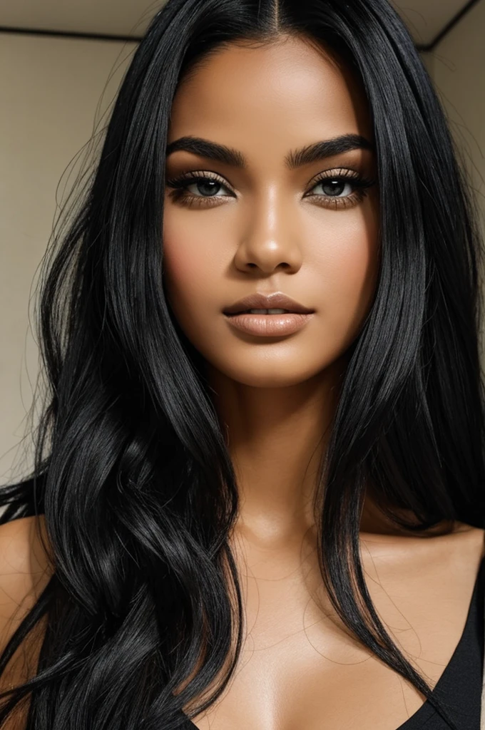 Black hair woman