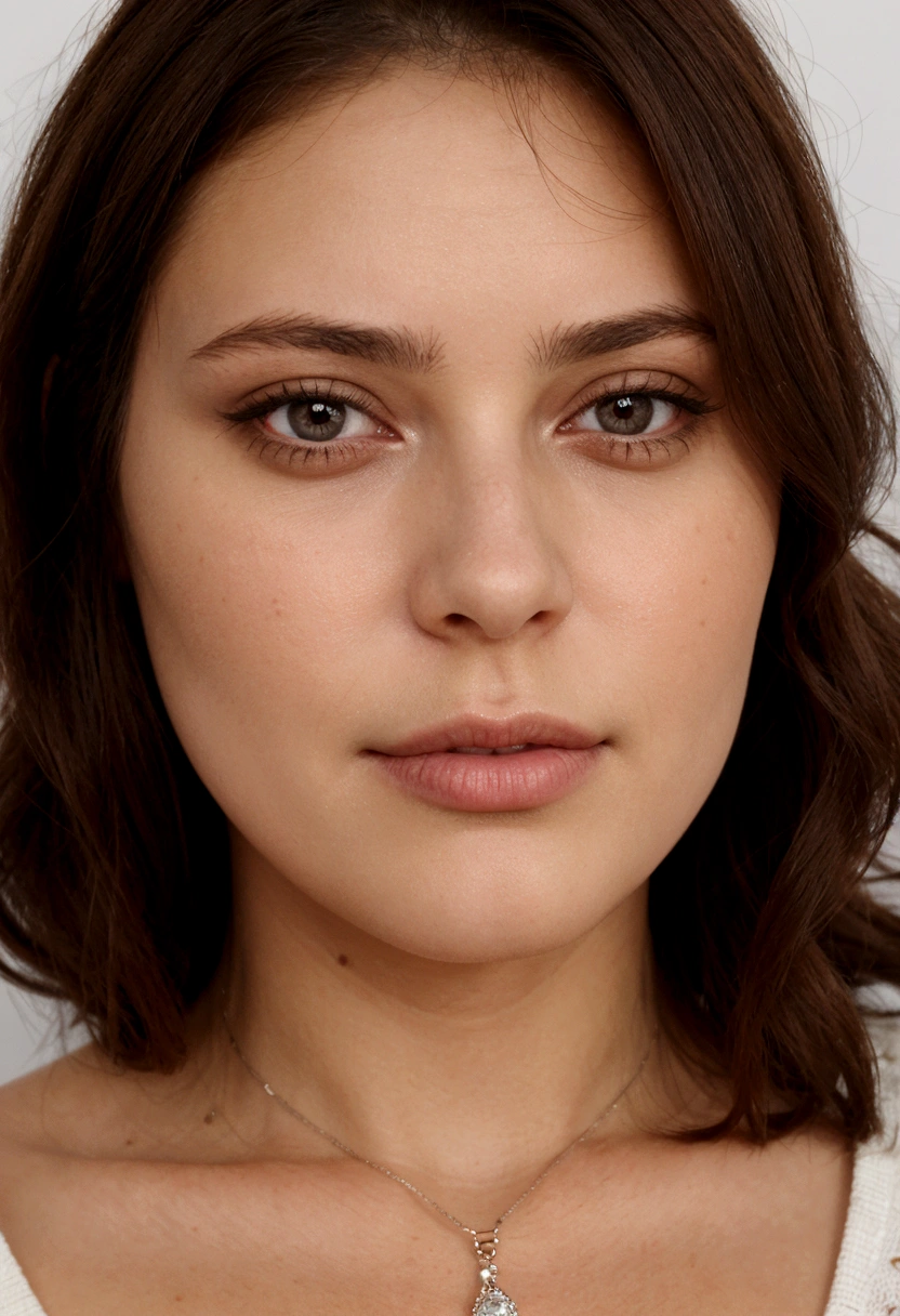 femme brune gros sein nu