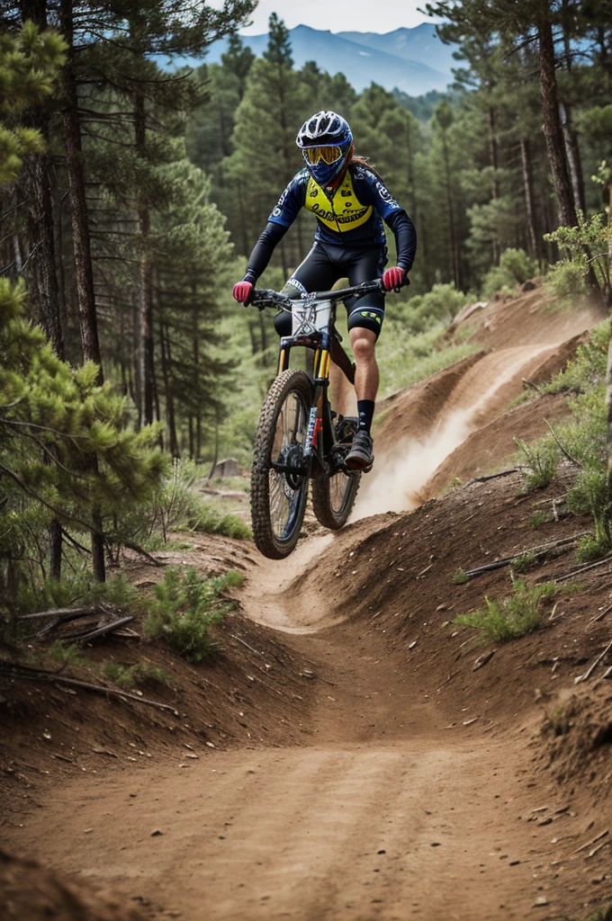 Logo ciclismo mtb, nombre hunters mtb