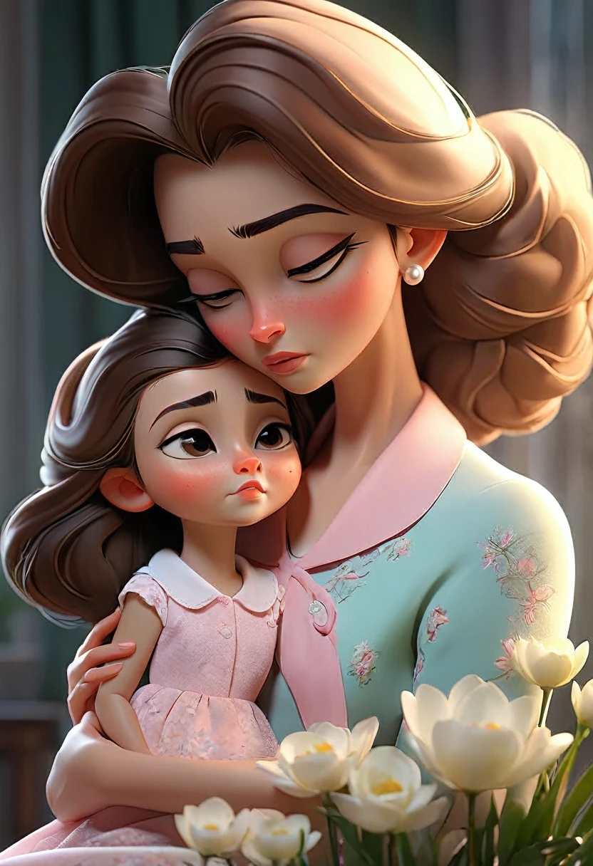 taking care of her mother