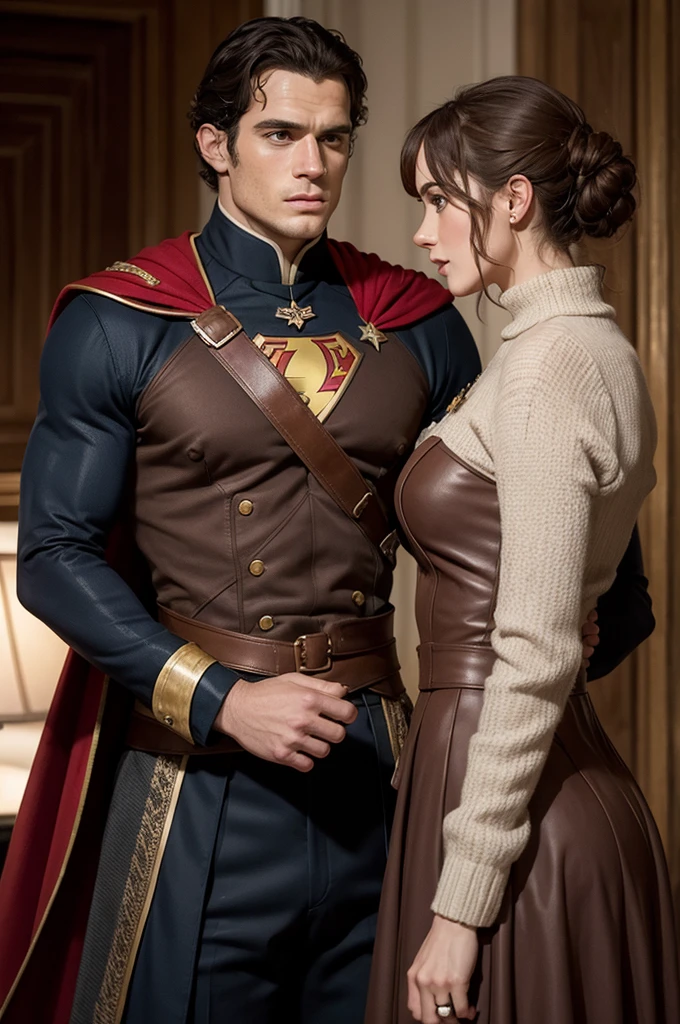Thimotée Chamalet and Henry Cavill