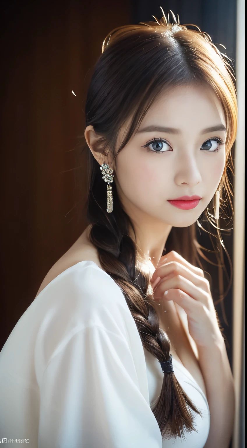(((Beautiful German Woman)))、bionde、full body Esbian、Microlingerie、dental floss、length hair、blue eyess、Bimbo lips、red-lips、)、((Perfect big breasts)、Photorealsitic、a picture、masterpiece、realisitic、Reality、photorealisim、highly contrast、Photorealistic Digital Art Trends Art Station 8k HD High Definition Detail Real、detaileds、Skin Texture、 ultra-detailliert, realistic skin textures, top-quality, 超A high resolution, (Photorealsitic: 1.4), hight resolution, detaileds, Raw foto, Sharp Re, by Lee Jefferies Nikon D850 Film Stock Photo 4 Camera Kodak Portra 400 Lens F1.6 rich colors Ultra-realistic textures Dramatic lighting Unreal engine Trending at Art Station Cinestill 800, (Luxury hotel bedroom background)、Body Fit Costumes、h(((32K,very high res, high detailing, highly accurate,Masterpiece Girl 1))),Raw photo & realistic atmosphere,beautiful dark blue eyes,Detailed mouth,Glossy lips,Detailed eyebrows,Soft white skin that shines with every detail,,Eyes drawn in detail、Very beautiful eyes with azure eyes,Detailed lips、Very beautiful face,Very well-formed face、Lifelike face,shiny beautiful lips,Beautiful eyebrows,Infinite reality,Best design,(Insanely cute Japan -yeld giHealthy style,Beautiful breasts with big breasts,Very cute beautiful girl,Little Gi),Best Natural Makeup,Japanese ido,Korean Idols,Young sensual idol,Moist eyes,Dark beautiful eyes,Beautiful butt,beauty legs,,camel's foot,,Skinny Fingers,Detailed beautiful legs:1.3),超A high resolution、,Natural and realistic face,Back lighting,Pure eyes are too cute,(((photorealisim))),Reality Live Action,(Fashionable earrings,,a necklace,A bracelet,gyuru,Glossy nail art:1.6),light brown hair,braided ponytails,,solo,natural make up:1.7),(Beautiful cheerful girl,Show full-body costume,open one's legs,amorous,