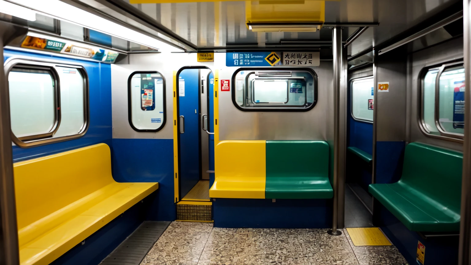 In a Subway Wagon