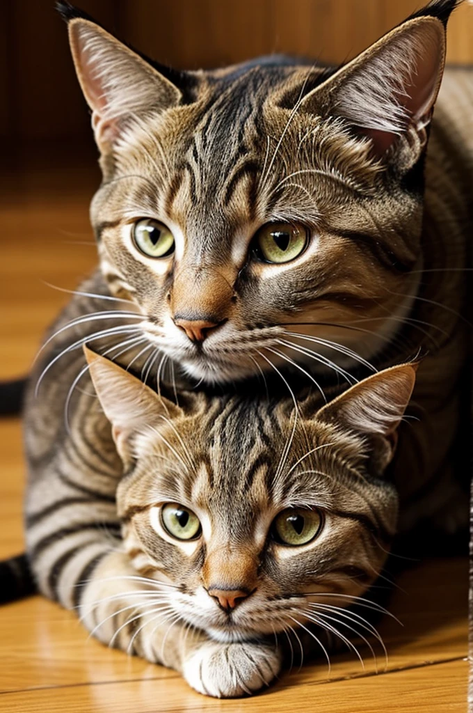 Un gato muy tierno