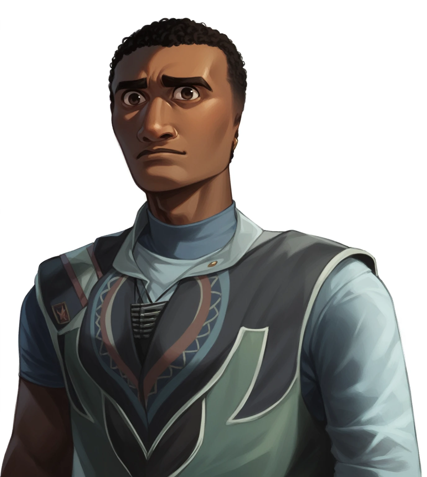 zPDXL, African-American, Richard ayoade resemblance dark skin and curly hair low curly hair, young and very handsome, Disney modern animation style , 18 years old , dark-skinned African-American , very handsome, and very good looking