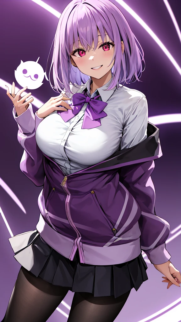 realistic, 1girl, white hair, purple eyes, glowing eyes, crop top, skirt, parted lips, blush, night, flowers, sun, sunlight,
