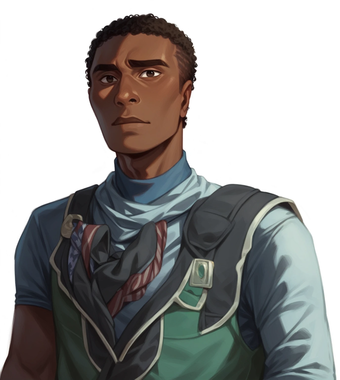 zPDXL, African-American, Richard ayoade resemblance dark skin and curly hair low curly hair, young and very handsome, Disney modern animation style , 18 years old , dark-skinned African-American , very good looking