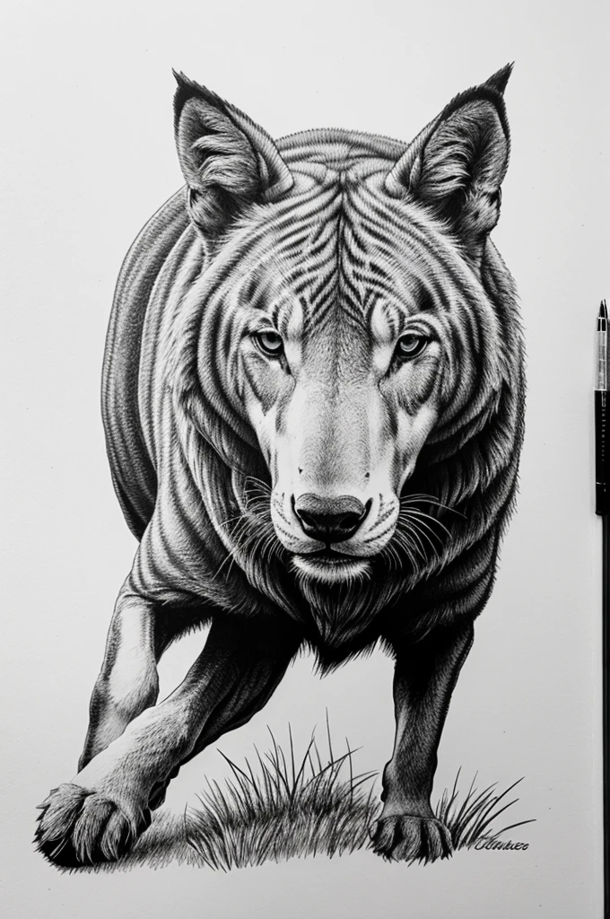 Dibujos a blanco y negro de animales