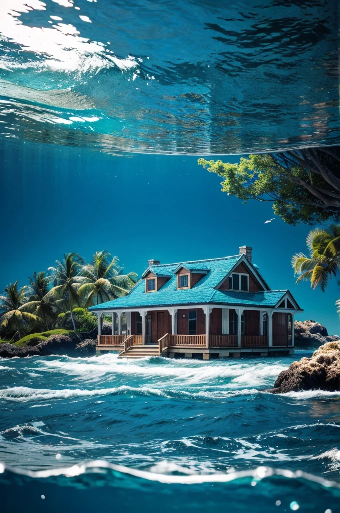 Under house ocean
