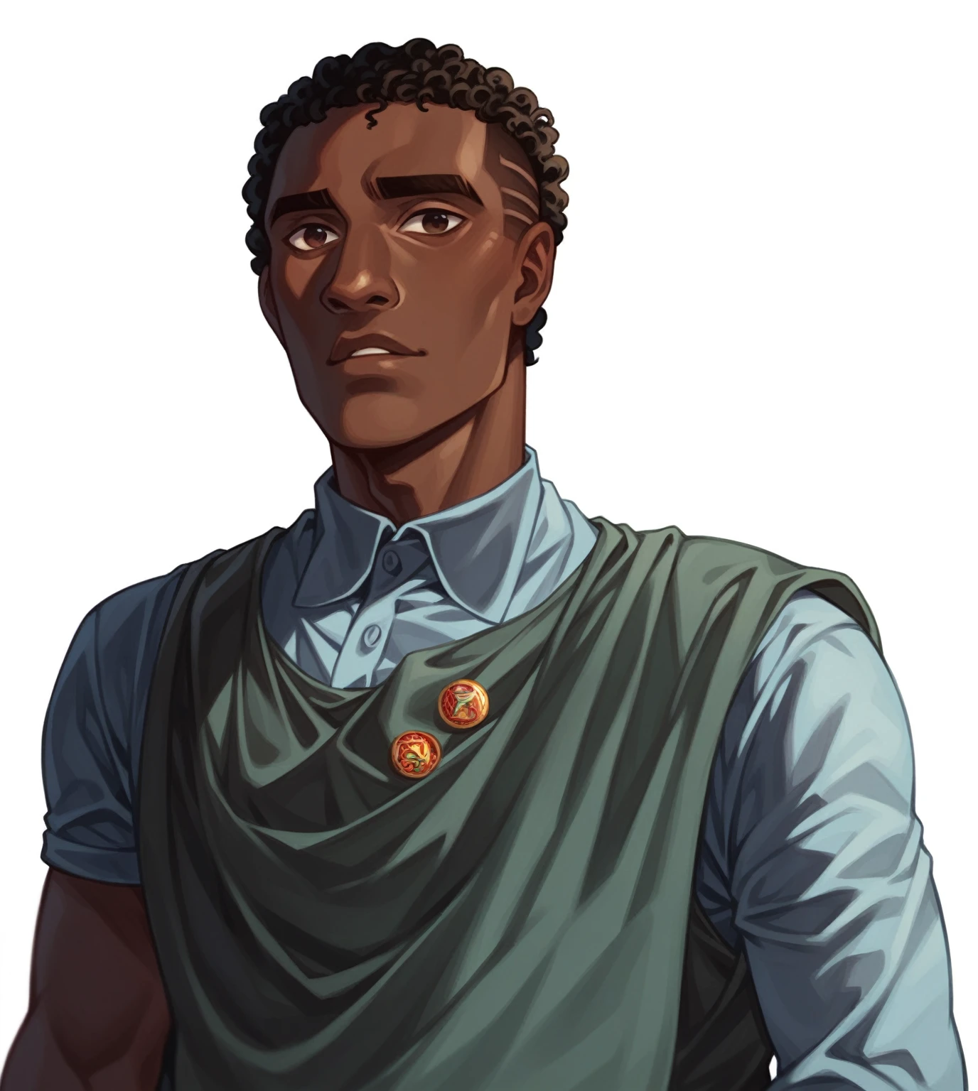 zPDXL, African-American, Richard ayoade resemblance dark skin and curly hair low curly hair, young and very handsome, Disney modern animation style , 18 years old , dark-skinned African-American , very good looking  looks exactly like Richard Ayoade 