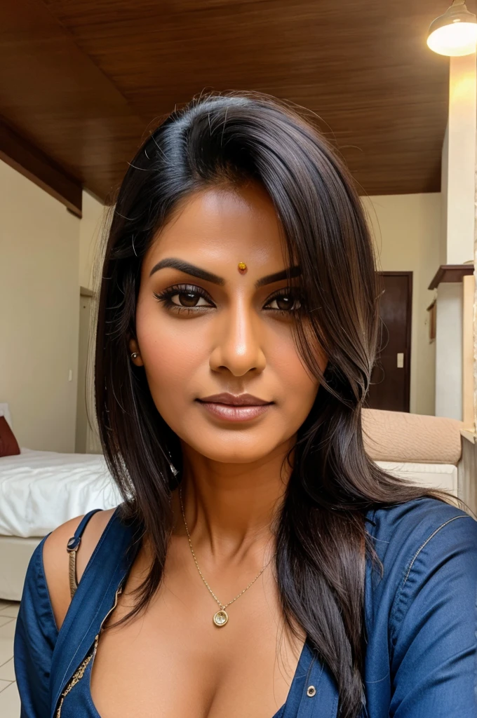 oily hair indian milf