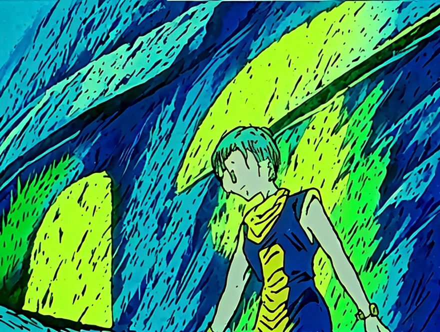 1 male, Goku, dragon ball z, lutando contra 1 female, Bulma, dragon ball z, very power eletrico, very quality.