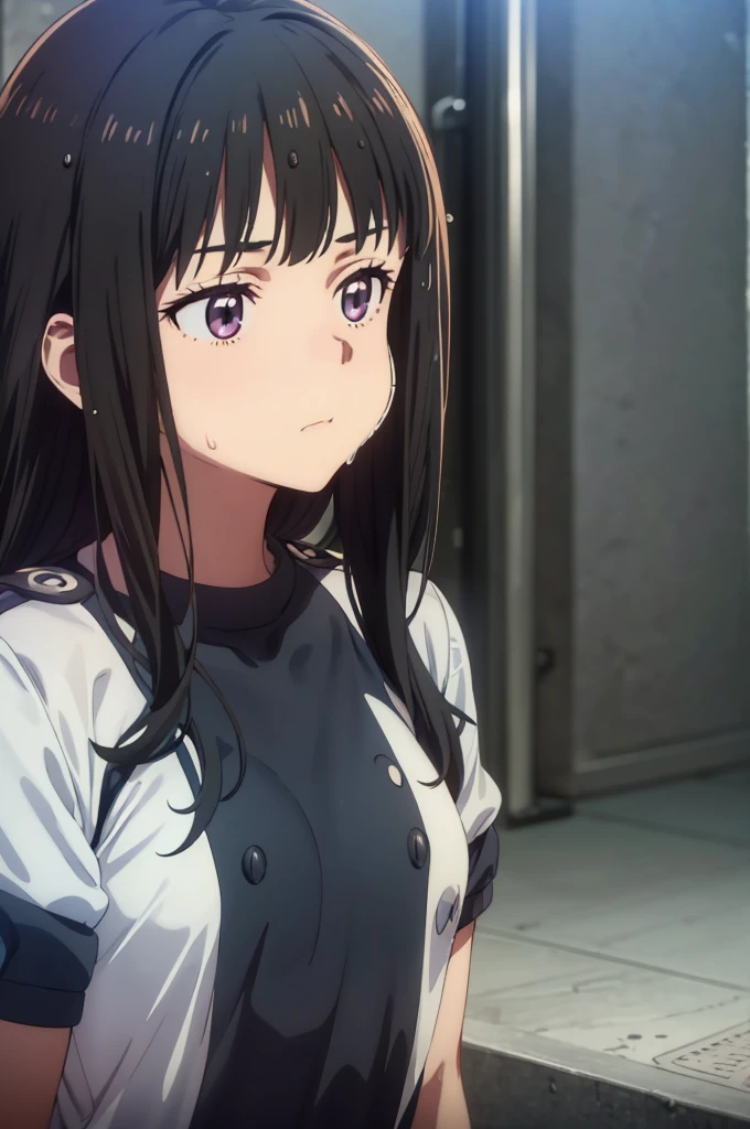 (wearing ,gym uniform:1.3),{{gym uniform:see through:1.5}},{{be wet in the body,water immersion,steam,sweat:1.3}}, {erect nipples},Top quality, 1 beautiful Japanese woman, teen,high school student,(18 years old),medium hair, (Black hair:1.2), Ultra-realistic capture, Highly detailed, High resolution 16k close-up of human skin. Skin texture must be natural, With such detail that pores can be finely identified. Skin should look healthy, In a uniform tone. Use natural light and color,