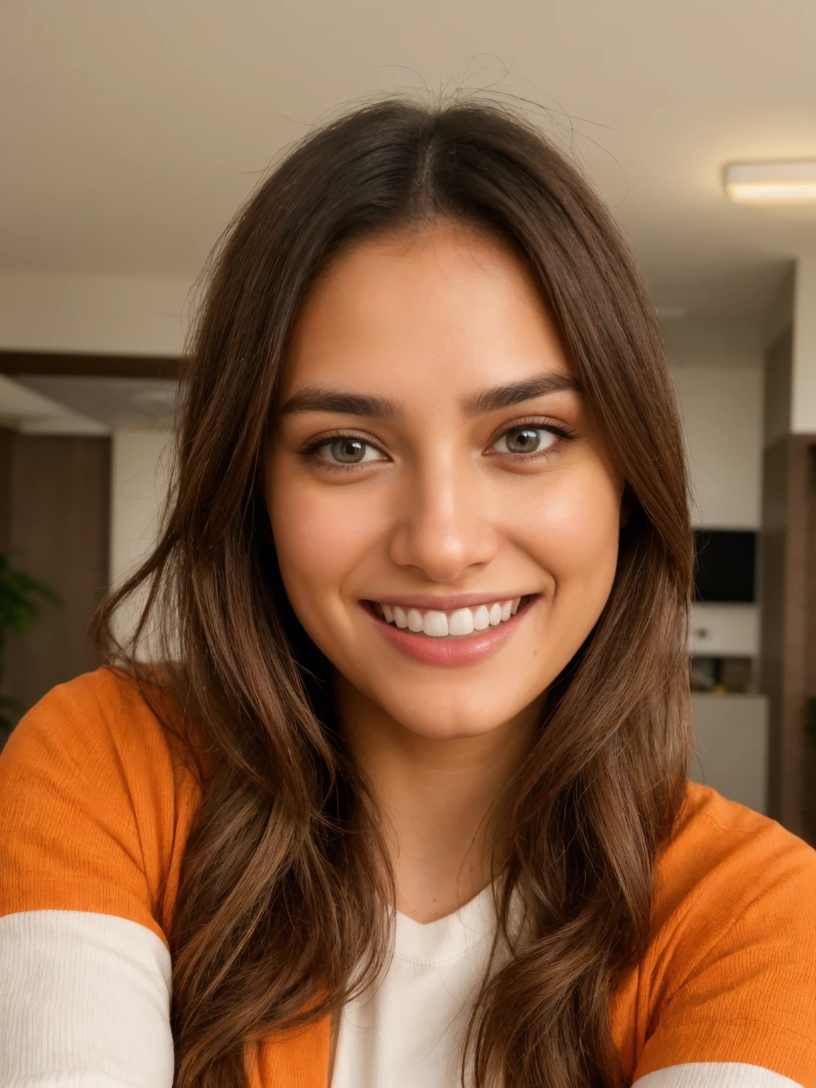 ultra realistic, white teethes
