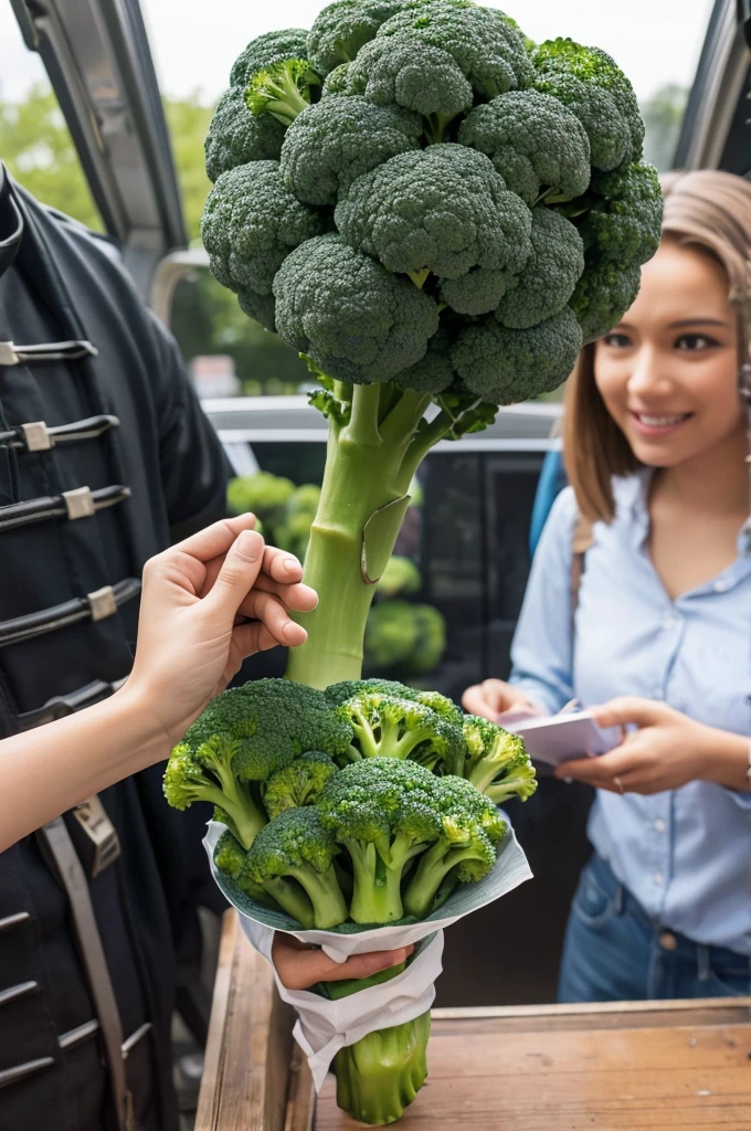 You can get through the ticket gate with broccoli, but not with cauliflower