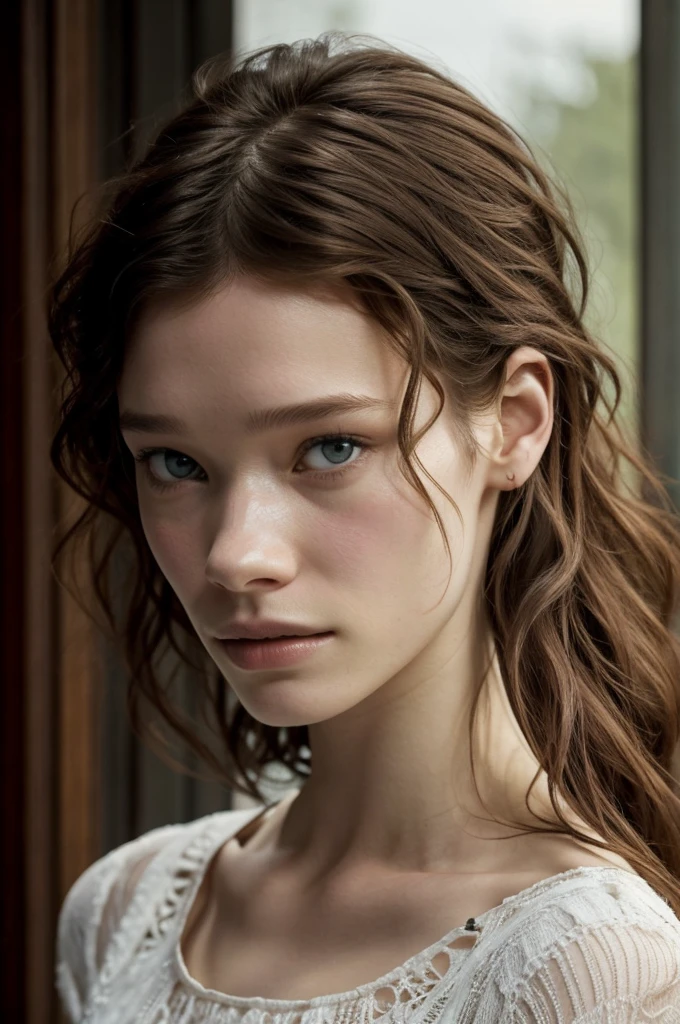Astrid berges frisbey with cuts on face