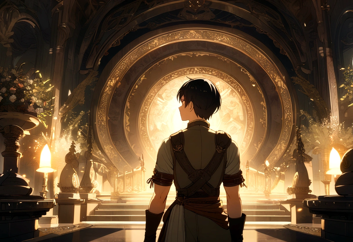boy Short Hair Black Hair anime Adventurer