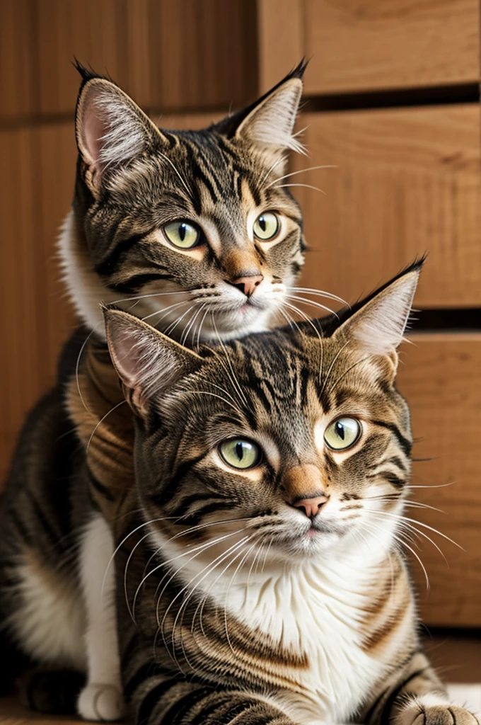 Image of a happy cat looking at the camera