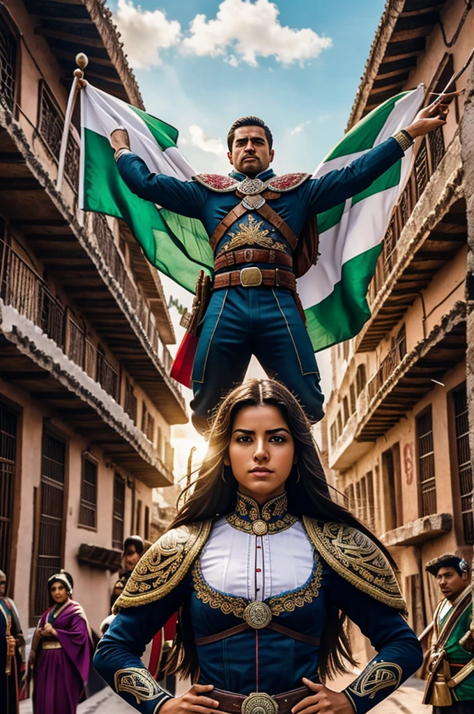Create a cover with the most important characters in the history of Mexico
