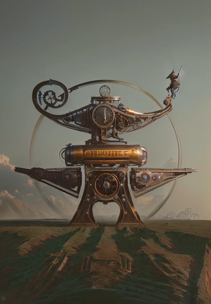hay un objeto de metal con una llama, 3d, rendido, steampunk, art nouveau renderizado de octanaje, robot steampunk, arte digital steampunk, representado como un render 3d, renderizado en keyshot, airbrush rendering, ciber steampunk 8k 3d, pixar. renderizado de octanaje, Steampunk automaton, Greg Rutkowski. renderizado de octanaje, steampunk design, renderizado digital