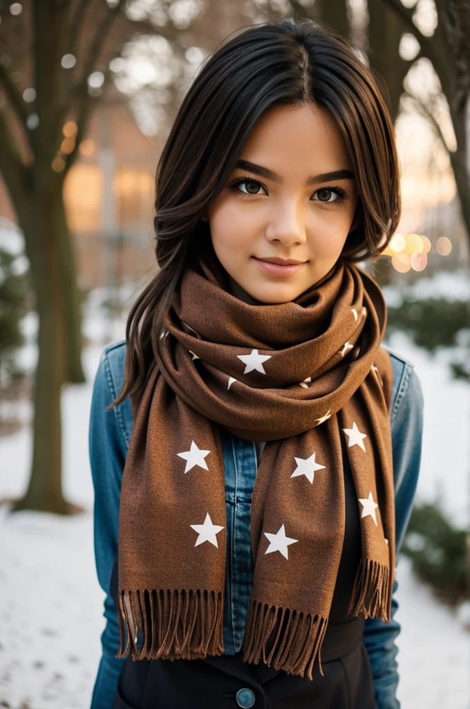 Star-shaped knot for scout scarf